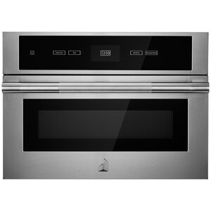 JennAir Rise 27 in. 1.4 cu. ft. 900W Built-In Microwave with Convection & Sensor Cooking - Stainless Steel, , hires