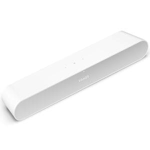 Sonos Ray Smart Sound Bar with Wireless Subwoofer (Sold-Separately) - White, White, hires