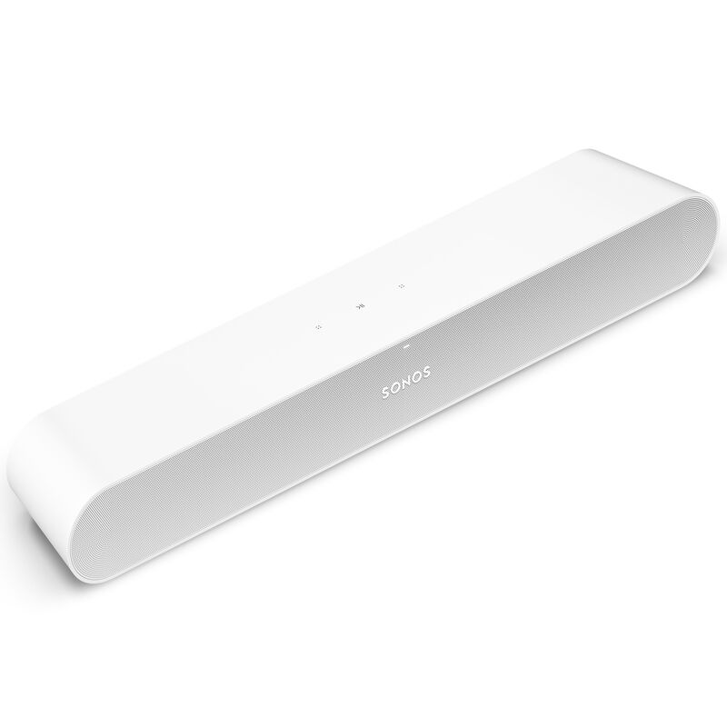 Sonos Ray Smart Sound Bar with Wireless Subwoofer (Sold-Separately) - White, White, hires