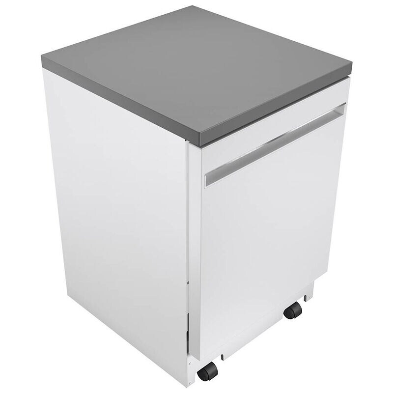 GE 24 in. Portable Dishwasher with Top Control, 54 dBA Sound Level, 12  Place Settings, 3 Wash Cycles & Sanitize Cycle - White