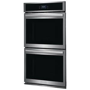 Frigidaire Gallery 27 in. 7.6 cu. ft. Top Control SteamElectric Double Wall Oven with True European Convection - Stainless Steel, Stainless Steel, hires