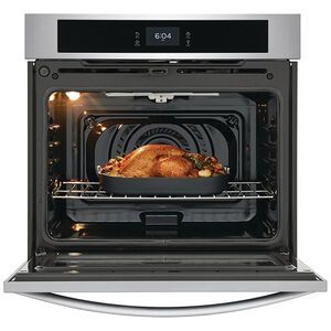 Frigidaire 30 in. 5.3 cu. ft. Electric Single Wall Oven with Standard Convection - Stainless Steel, Stainless Steel, hires