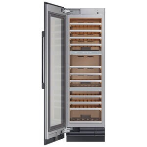 Dacor 24 in. Built-in Smart Wine Cooler with Metal & Wood Racks, Multi-Temperature Zones & 100 Bottle Capacity - Custom Panel Ready, , hires