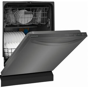 Frigidaire 24 in. Top Control Dishwasher with 52 dBa Sound Level & MaxDry - Black Stainless, Black Stainless, hires