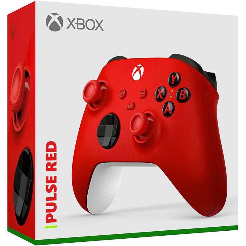 Xbox - Wireless Controller for Xbox Series X, Xbox Series S, and Xbox One - Pulse Red, Red, hires