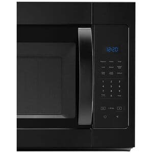 Whirlpool 30 in. 1.7 cu. ft. 1000W Over-the-Range Microwave with 300 CFM - Black, Black, hires