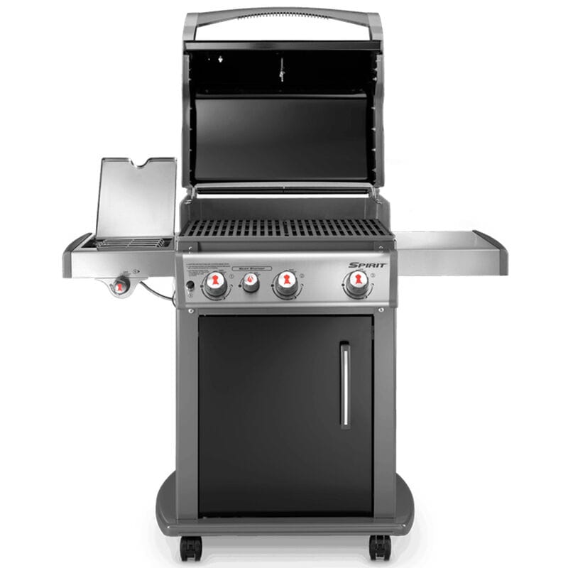 Weber natural gas grill with side burner discount