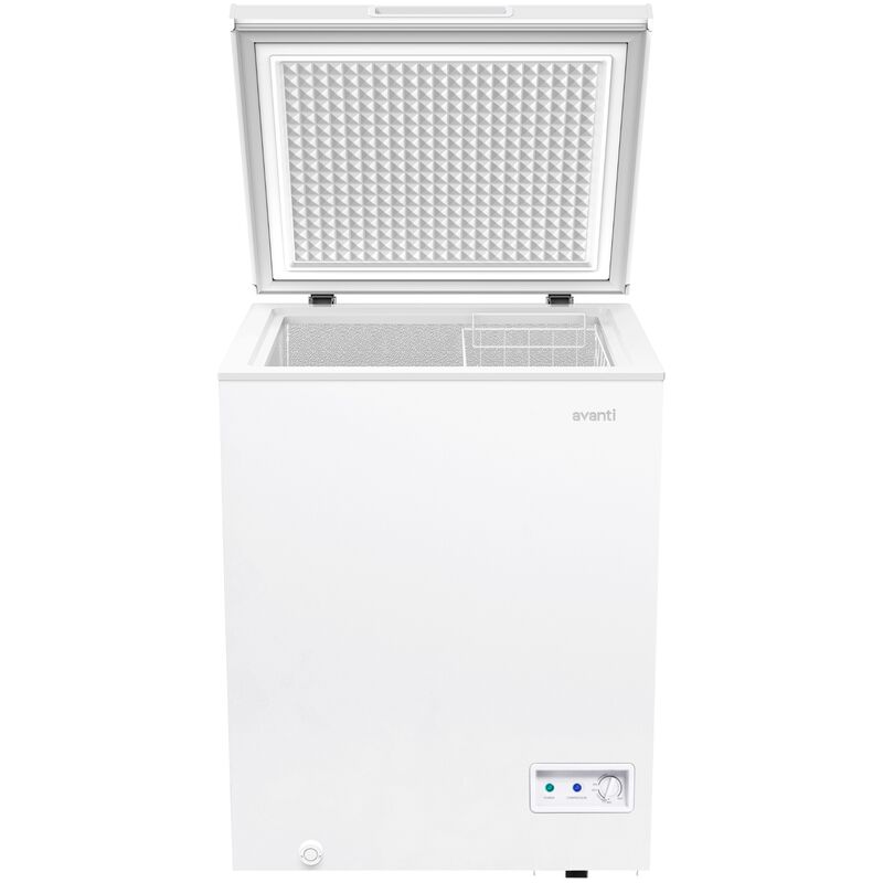 Avanti 21 in. 3.5 cu. ft. Garage-Ready Compact Chest Freezer - White, White, hires