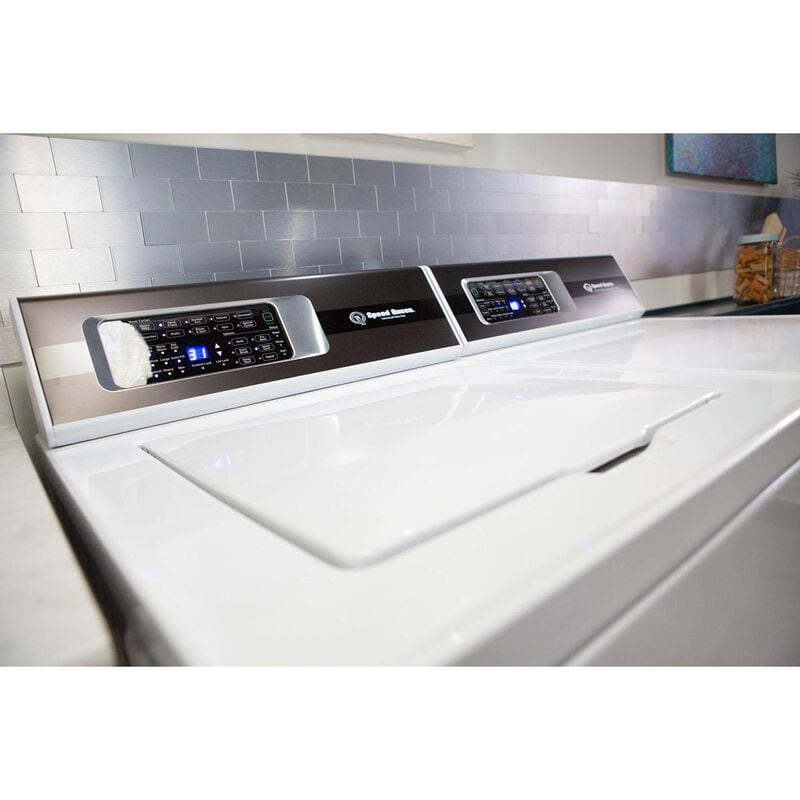 Speed Queen TR7 26 in. 3.2 cu. ft. Top Load Washer with Agitator & Perfect Wash - White, White, hires