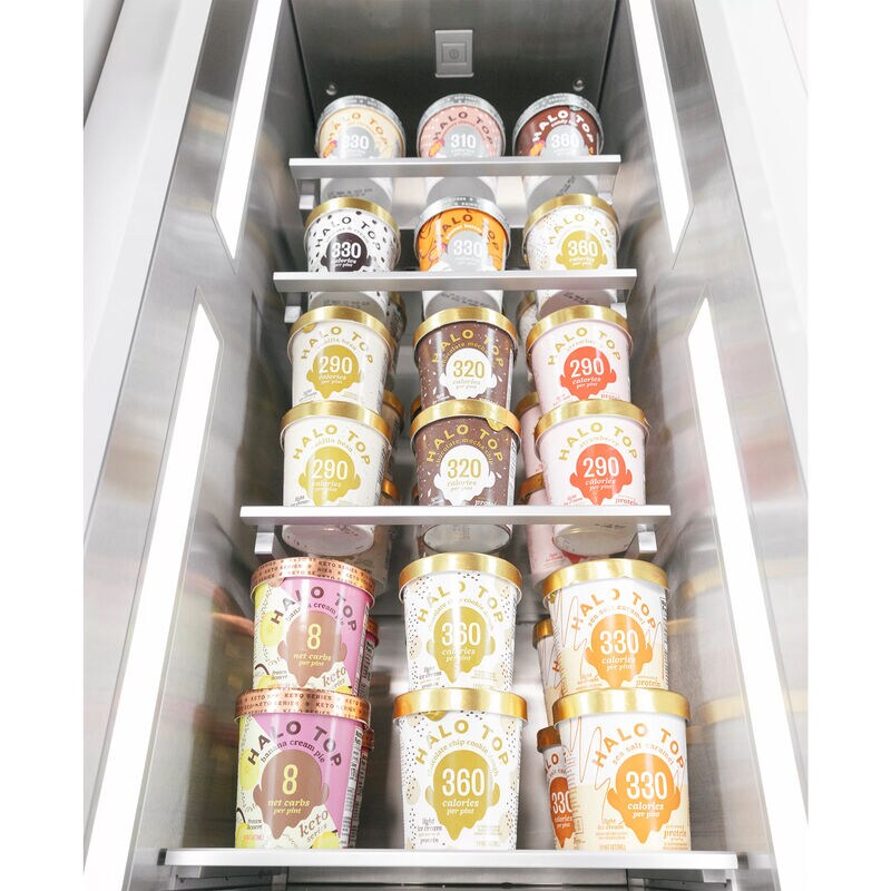 Thermador 24 in. 12.2 cu. ft. Built-in Smart Double-Drawers Upright Freezer with Ice-Maker & Adjustable Shelves - Custom Panel Ready, , hires