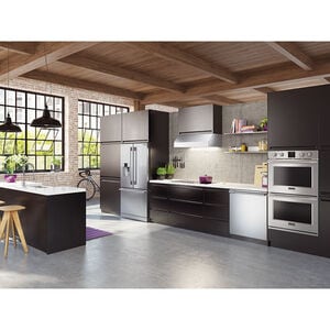 Frigidaire Professional 36 in. Ducted Canopy Pro Style Style Range Hood with 400 CFM, 3 Fan Speeds & 4 LED Lights - Stainless Steel, , hires