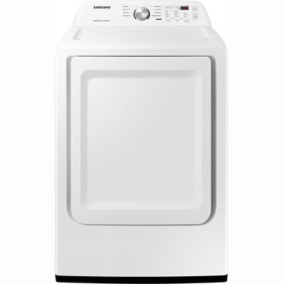Samsung 27 in. 7.2 cu. ft. Electric Dryer with Delicate Cycle & Sensor Dry - White | DVE45T3200W
