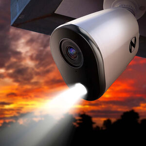 Night Owl - Add_On 2-Camera Deterence 2K Security Camera with 2-Way Audio - White, , hires