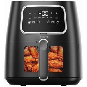 Kitchen Elite 5.5 Quart Air Fryer - Black, , hires