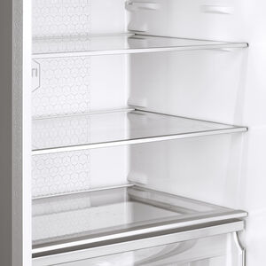 Haier 28 in. 15 cu. ft. Counter Depth Bottom Freezer Refrigerator - Stainless Steel, , hires