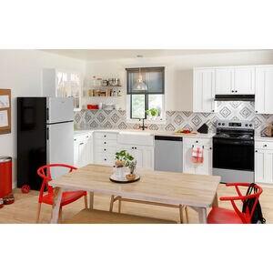 GE 30 in. Ductless Standard Style Range Hood with 2 Fan Speeds & 1 Incandescent Light - Black, Black, hires