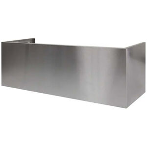 Signature Kitchen Suite 48 in. Pro Duct Cover for Range Hood - Stainless Steel