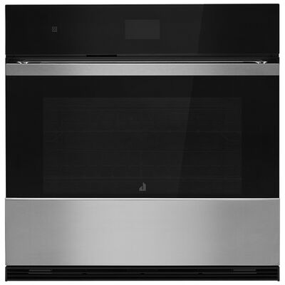 JennAir Noir 30" 5.0 Cu. Ft. Electric Wall Oven with Dual Convection & Self Clean - Floating Glass Black | JJW2430LM