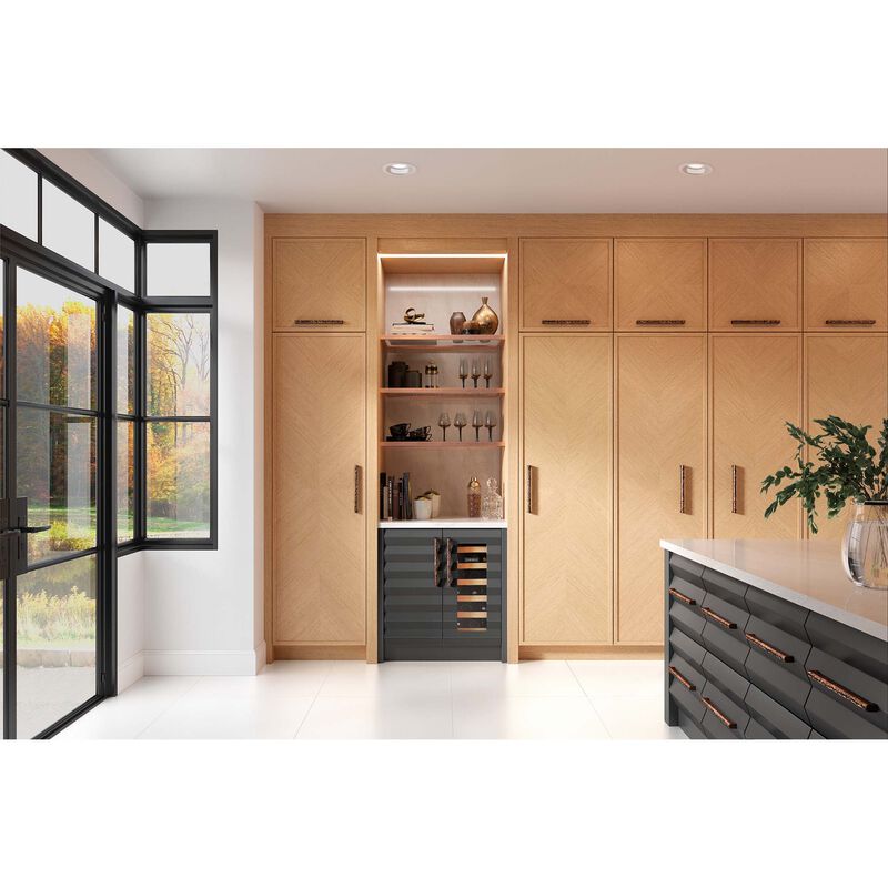 Sub-Zero Designer Series 15 in. Built-In 3.1 cu. ft. Smart Compact Beverage Center with Adjustable Shelves & Digital Control - Custom Panel Ready, , hires