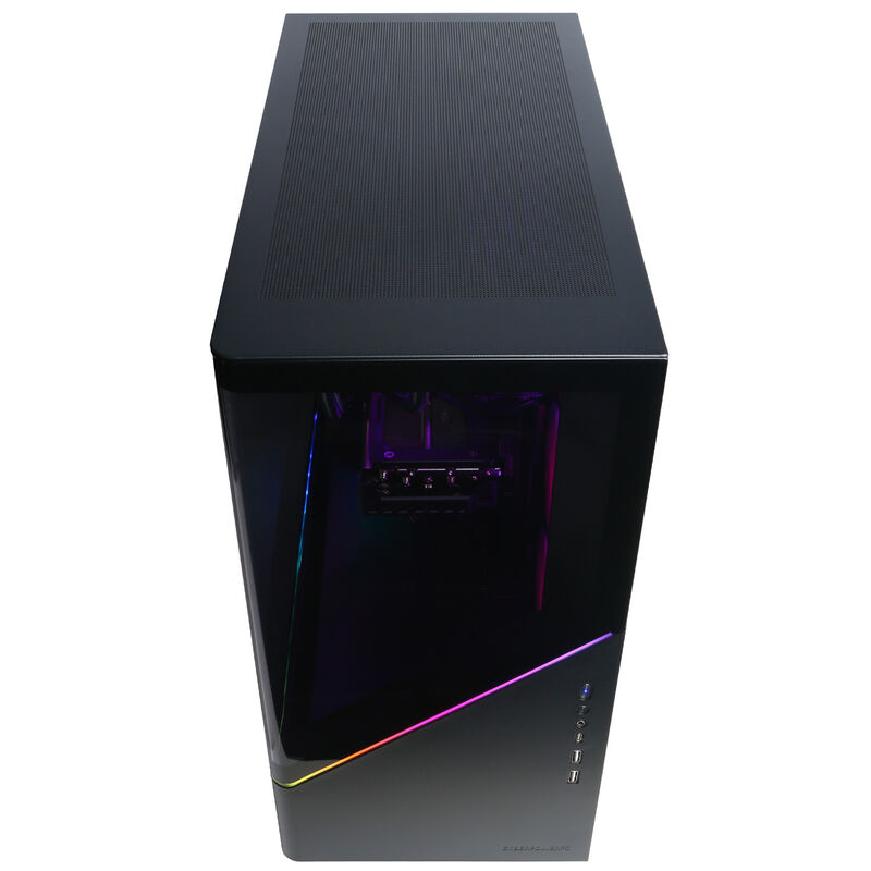 CyberPowerPC Gamer Supreme Desktop with AMD Ryzen 7 9850X 3D, 4.7GHz, 8-Core CPU, AMD Radeon RX 9070 XT, 16 GB VRAM GPU, 32 GB RAM, 2 TB SSD & Windows 11 Home - Black, , hires
