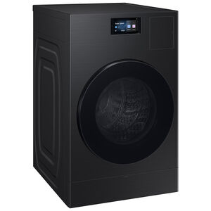 Samsung Bespoke 27 in. 5.3 cu. ft. Smart Electric Front Load AI All-in-One Combo with Sanitize and Steam Cycle - Brushed Black, Brushed Black, hires