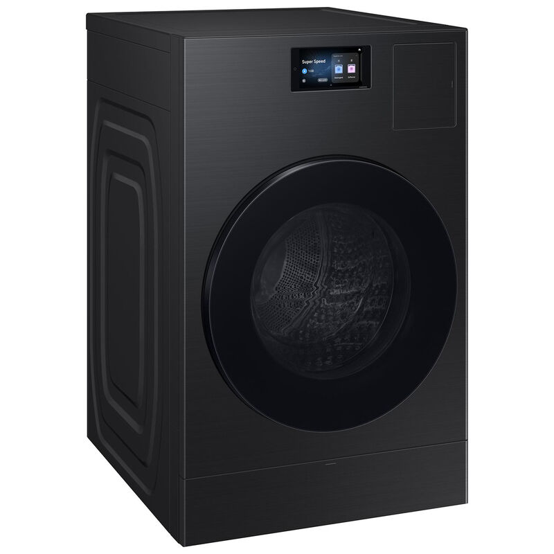 Samsung Bespoke 27 in. 5.3 cu. ft. Smart Electric Front Load AI All-in-One Combo with Sanitize and Steam Cycle - Brushed Black, Brushed Black, hires