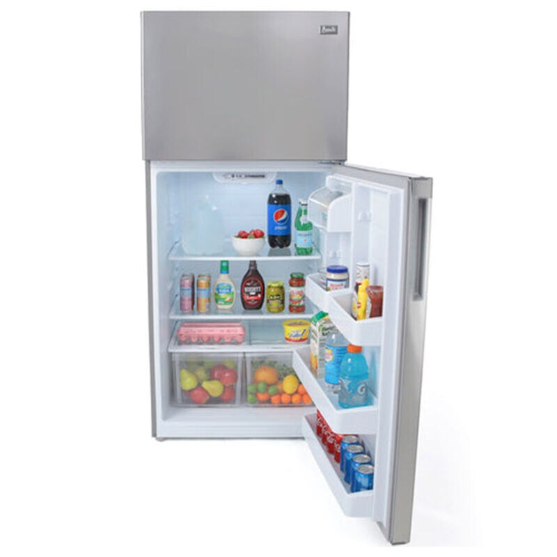 Avanti 30 in. 18 cu. ft. Top Freezer Refrigerator - Stainless Steel, , hires