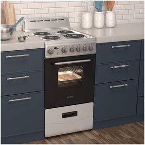 Avanti 20 in. 2.1 cu. ft. Electric Range with Coil Burners - Stainless Steel, , hires