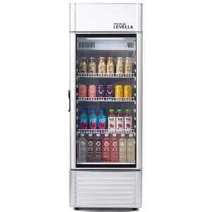 Premium Levella 23 in. 6.5 cu. ft. Beverage Center with Adjustable Shelves & Customizable Lightbox - Silver, , hires