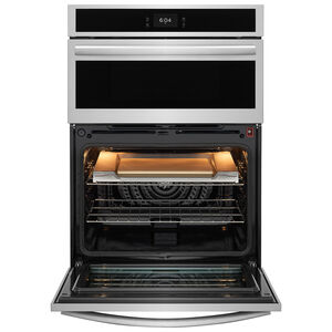 Frigidaire Gallery 30 in. 7.0 cu. ft. Smart Steam Electric Electric Microwave/Wall Oven Combo with True European Convection - Stainless Steel, , hires