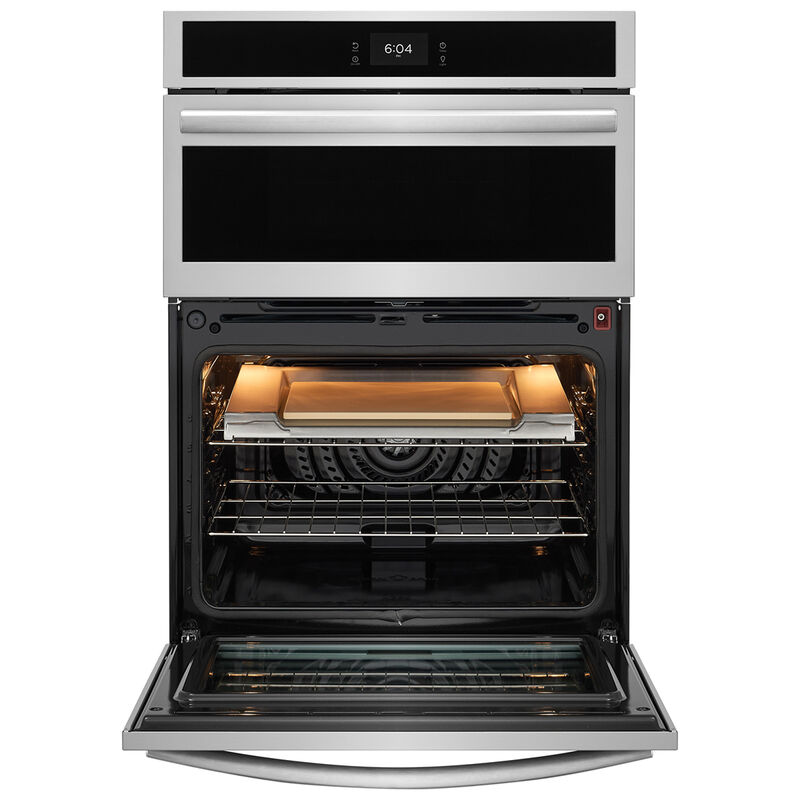 Frigidaire Gallery 30 in. 7.0 cu. ft. Smart Steam Electric Electric Microwave/Wall Oven Combo with True European Convection - Stainless Steel, , hires