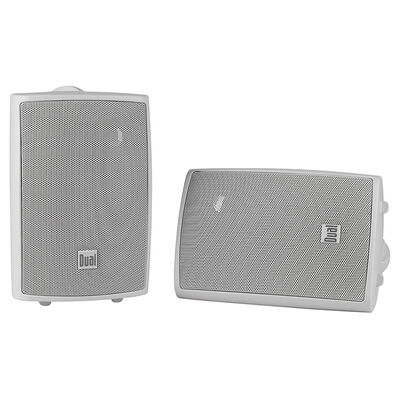 Dual 100-Watt 3-Way Indoor/Outdoor Speakers- White | LU47PW
