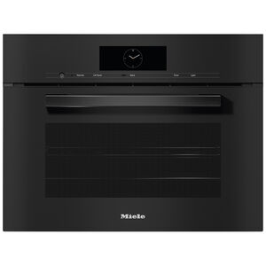 Miele VitroLine Series 24 in. 1.8 cu. ft. Electric Smart Wall Oven with Standard Convection - Obsidian Black, , hires