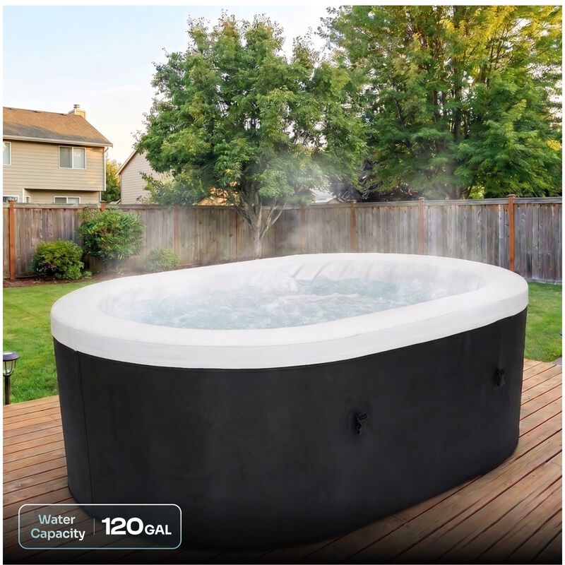 EZLife Serenity 2 Person Oval Foam Hot Tub, , hires