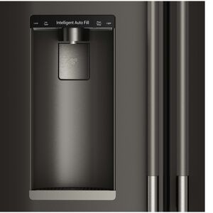 KitchenAid 36 in. 23.1 cu. ft. Smart Counter Depth French Door Refrigerator with Ice & Water Dispenser - Black Ore, , hires