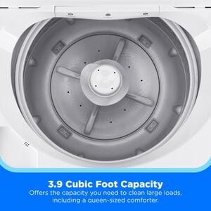 Midea 25 in. 3.9 cu. ft. Top Load Washer with Power Wave 360 Agitator - White, , hires