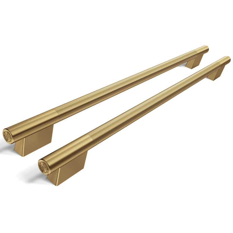 KitchenAid Handle Hardware Accessory Kit for 20.8 cu. ft. Counter-Depth Side-by-Side Refrigerators - Brass, Brass, hires