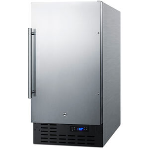 Summit 18 in. 2.7 cu. ft. Undercounter Refrigerator - Stainless Steel, , hires