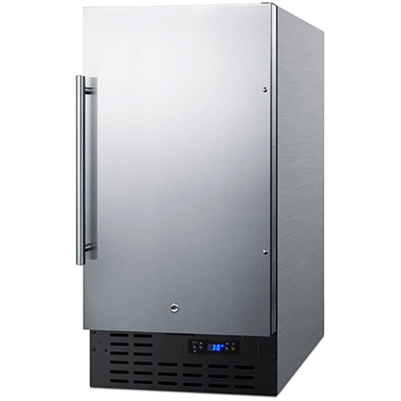 Summit 18 in. 2.7 cu. ft. Undercounter Refrigerator - Stainless Steel, , hires