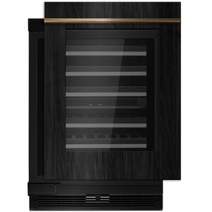 JennAir 24 in. Undercounter Wine Cooler with Wood Racks, Dual Temperature Zones & 45 Bottle Capacity - Custom Panel Ready, , hires