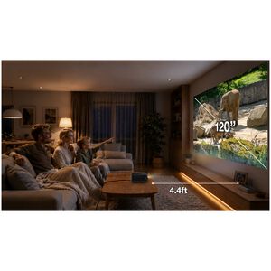 Optoma Short Throw Full HD 1080p Laser Home Entertainment and Golf Sim Projector - Black, , hires
