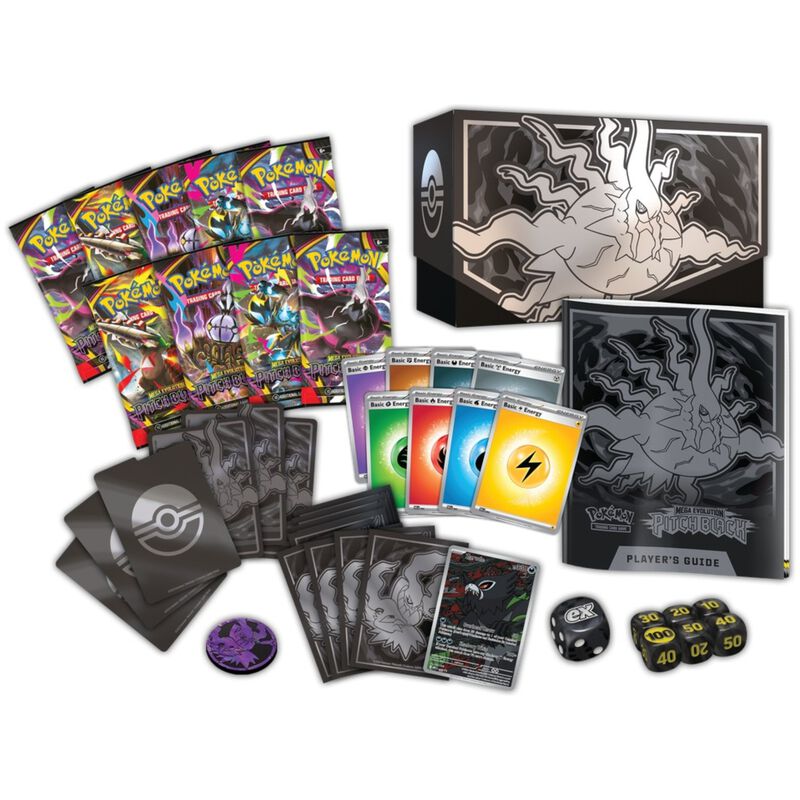 Pokemon Trading Card Game: Mega Evolution - Pitch Black Elite Trainer Box, , hires