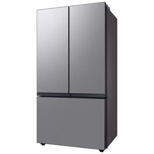 Samsung Bespoke 36 in. 24 cu. ft. Smart Counter Depth French Door Refrigerator with Internal Water Dispenser - Stainless Steel, Stainless Steel, hires