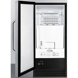 Summit 15 in. Ice Maker with 25 Lbs. Ice Storage Capacity, Clear Ice Technology & Digital Control - Stainless Steel, , hires