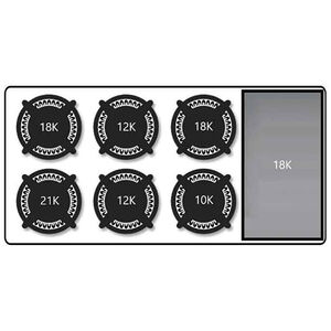 Cafe 48 in. 6-Burner Natural Gas Rangetop with Griddle, Simmer Burner & Power Burner - Stainless Steel, Stainless Steel, hires