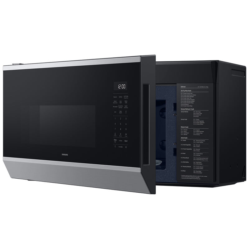 Samsung 30 in. 1.7 cu. ft. 950W Smart Over-the-Range Microwave with 300 CFM, Convection & Sensor Cooking - Stainless Steel, , hires