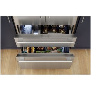 Thermador Freedom Collection 36 in. 18.8 cu. ft. Built-In Smart Counter Depth 4-Door French Door Refrigerator with Internal Water Dispenser - Stainless Steel, , hires