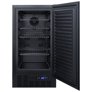 Summit 18 in. 2.7 cu. ft. Built-in Frost Free Compact Upright Freezer with Adjustable Shelves - Stainless Steel, , hires