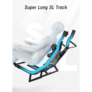 Lifesmart 4D Zero Gravity Massage Chair with Bluetooth Speakers - Gray & Black, , hires