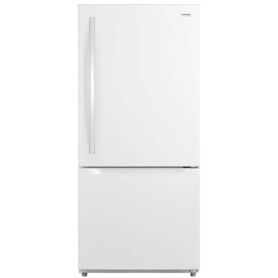 Frigidaire 30 in. 18.7 cu. ft. Garage-Ready Bottom Freezer Refrigerator - White | FRBE1925AW